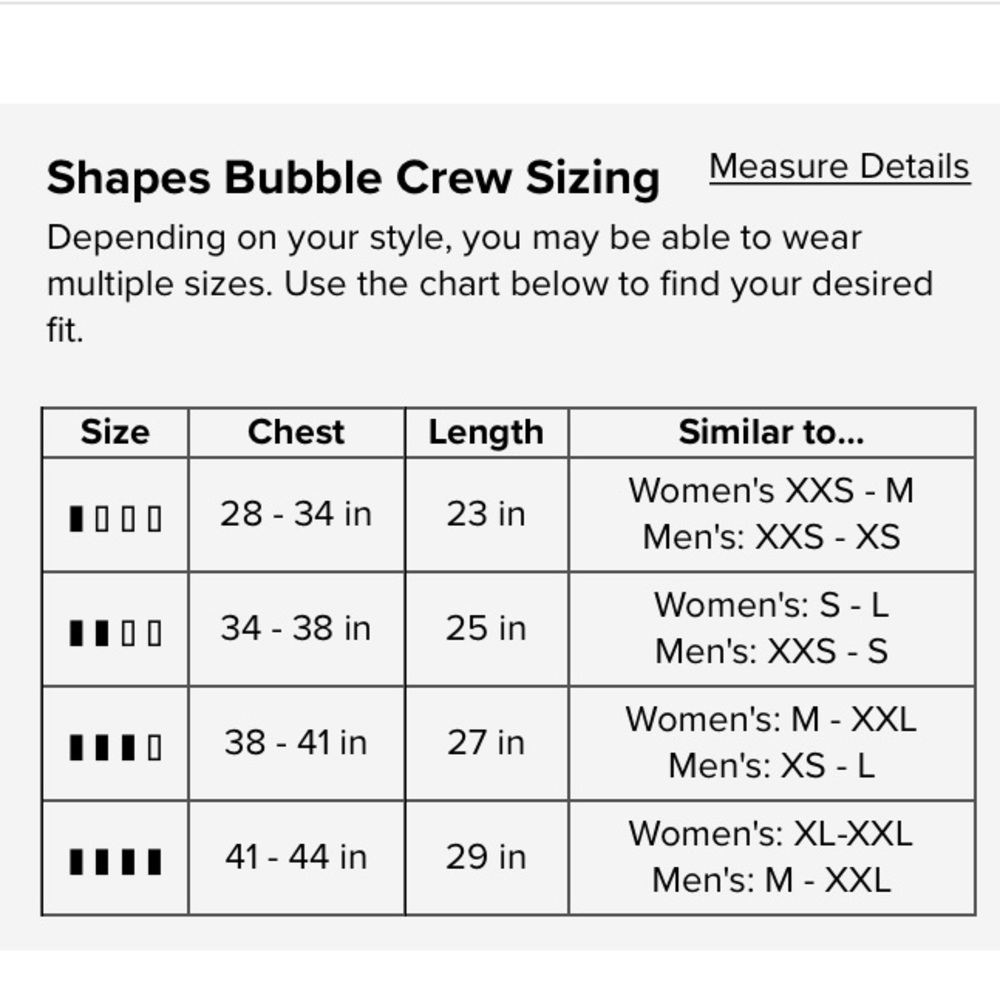 NWT - Converse Shapes Bubble Crew - Size IIII - Picture 5 of 10